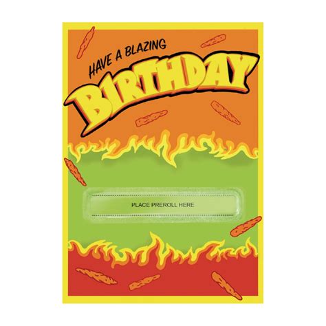 420 Cardz Blazing Birthday Card - Joint Holder Birthday Card – Mission ...