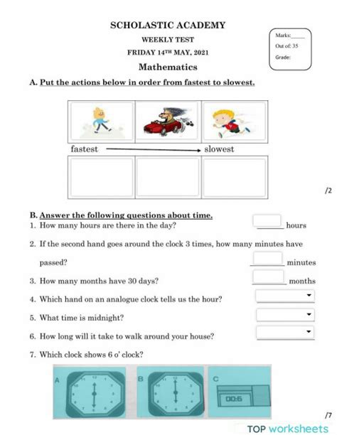 Image result for Weekly Test Maths
