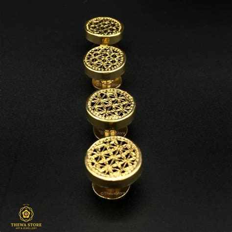Thewa Jewellery Checks Kurta / Shirt Buttons – ThewaStore