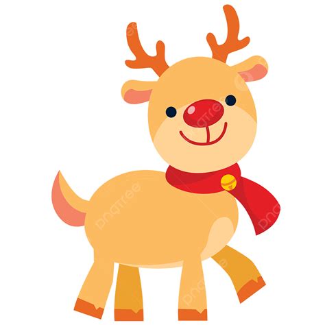 Christmas Red Nosed Reindeer Clip Art, Red Nose, Reindeer, Christmas ...