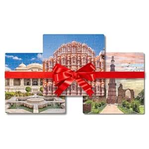 Buy Mittimate Jigsaw Puzzle Combo Set of 3 - Famous Indian Monuments I ...