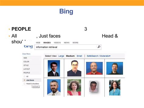 Bing People Search 的图像结果
