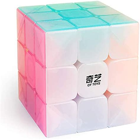 Buy D-FantiX QY Toys Warrior W 3x3 Speed Cube Jelly 3x3x3 Magic Cube ...