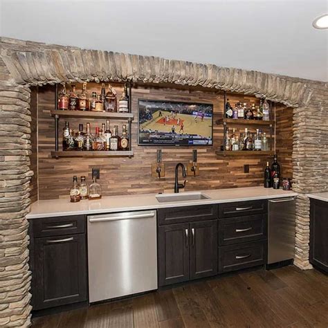 The Top 56 Basement Bar Ideas - Interior Home and Design