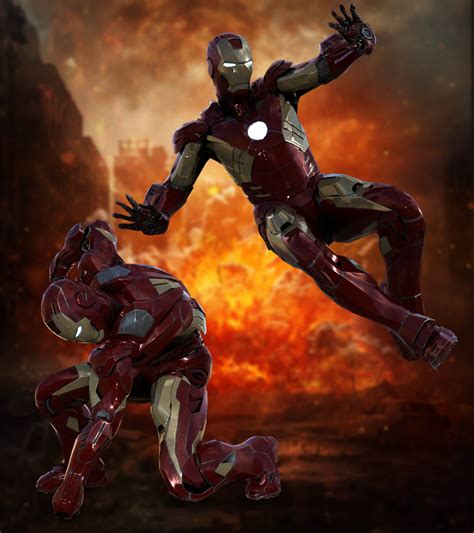 Iron Man - Pose Pack Daz Content by Axe Maker