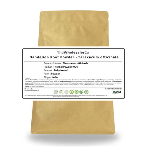 Dandelion Root Powder - Taraxacum officinale – TheWholesalerCo India
