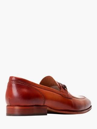 Base London Russo Leather Horsebit Loafers, Tan