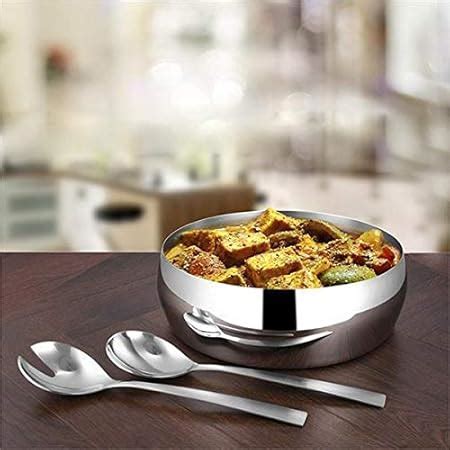Buy Shri & Sam High Grade Stainless Steel 3 Pcs Salad Bowl for Salad ...