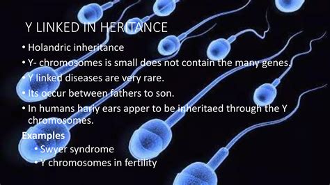 Sex linked inheritance diseases | PPTX