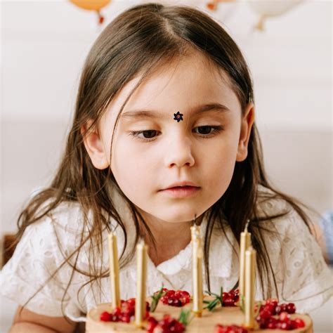 Comet Busters Cute Black Baby Bindis Kids Face Decoration Stickers (6m