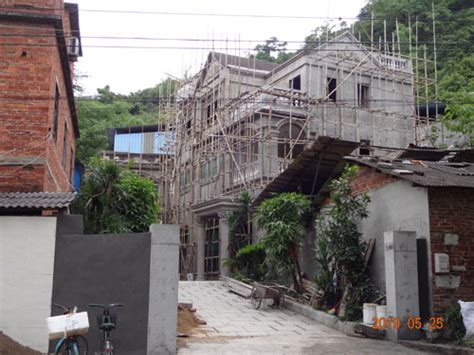 广西柳州柳东洛埠私人别墅grc外墙线条工程效果 - 柳州欧华建材公司