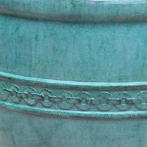 Providence Tyler Teal Tall Outdoor Planter, Medium