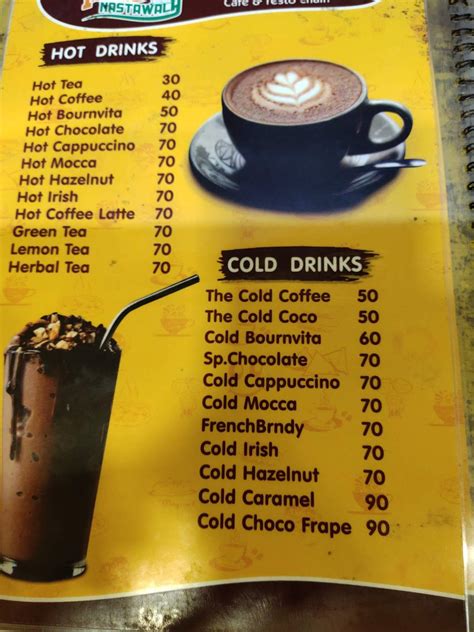 Menu at Indian nastawala cafe Resto, Ahmedabad