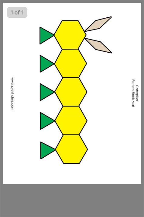 Image result for Free Pattern Block Templates Flower