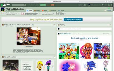 Image result for Old deviantART Layout