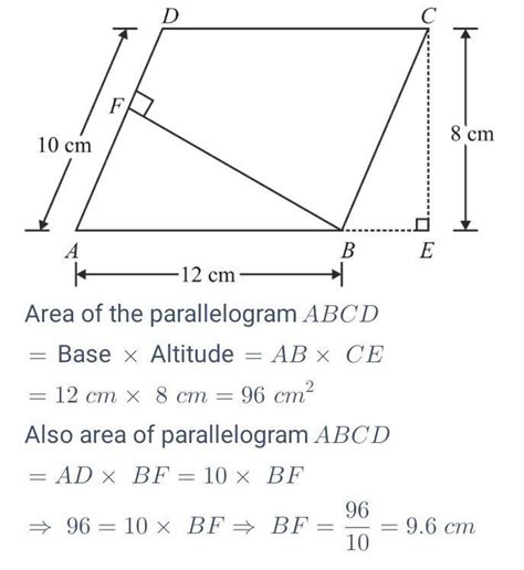 In the given figure ABCD is a parallelogram, CE is perpendicular to AB ...