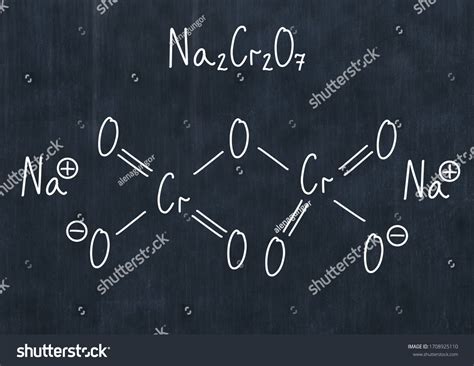 Sodium Dichromate Formula Handwritten Chemical Formula Stock ...