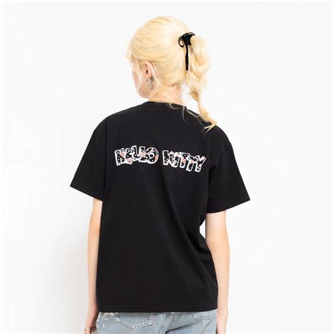 HELLO KITTY × atmos pink Foam Print T-shirt BLACK （ハローキティ X アトモス ピンク ...