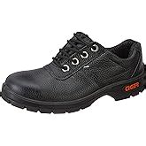Tiger Men's Low Ankle Lorex Steel Toe Safety Shoes (Size 12 UK, Black ...