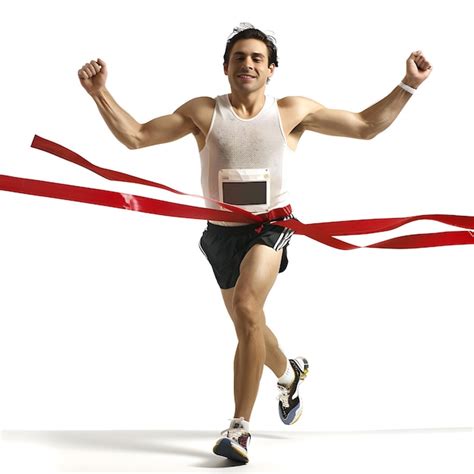 Image result for Runner Crossing Finish Line