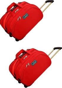 INFRED Travel Duffel Trolley Bag With Wheels For Men and Women Pack Of ...