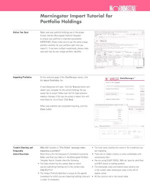 Image result for Morningstar Tutorial