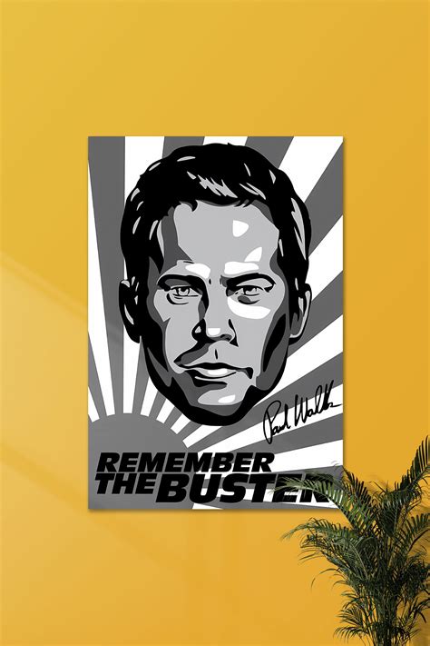 Paul Walker #02 | Brian O'Conner x Paul Walker | Celebrities Poster ...