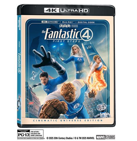 The Fantastic Four: First Steps (4K Ultra HD + Blu-ray + Digital Copy ...