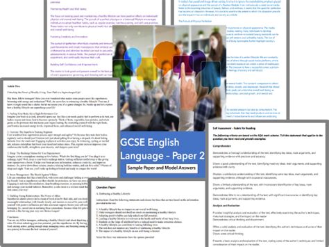 Image result for English Language Paper 2 Model Answers