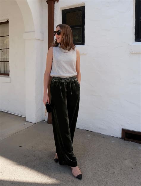 The Velvet Pants Comeback: 15+ Chic Velvet Pants Outfit Ideas
