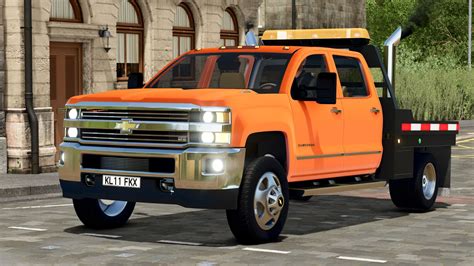 Chevy Silverado 2015 Flatbed FS25 - KingMods