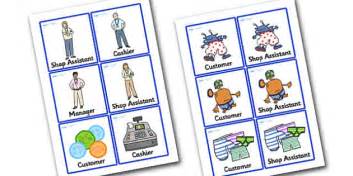 Pant Shop Role Play Badges to Support Teaching on Aliens Love Underpants