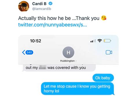 Cardi B Leaks Twitter
