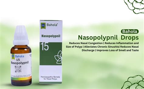 Bahola Nasopolypnil 30ml Drops | Reduces Nasal Congestion | Reduces ...