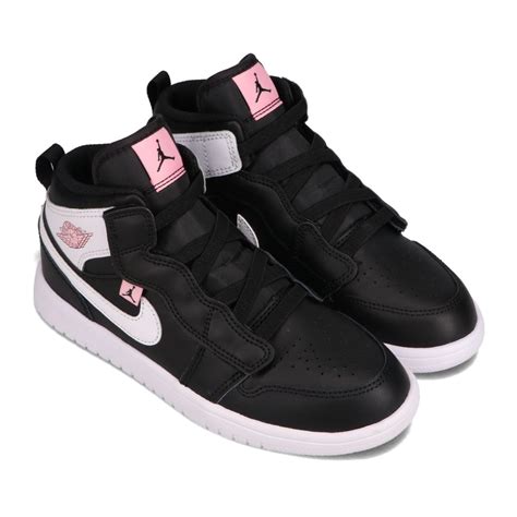 JORDAN BRAND JORDAN 1 MID ALT PS BLACK/WHITE-ARCTIC PUNCH 21SP-I（ジョーダン ...