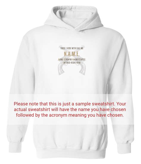 Cowboy Hoodie for Daddy | Meaning of Name | Cool Western Name Acronym Hoodie | Gifts for Daddy ...