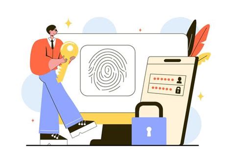 Authentication Tools for Secure Sign-In - Google Safety Center Vector Art Background Vector Art