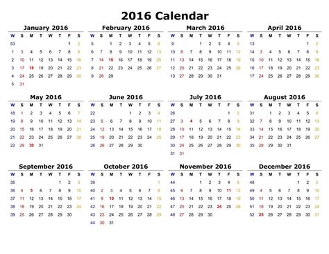 Blank Calendars 2016 的图像结果