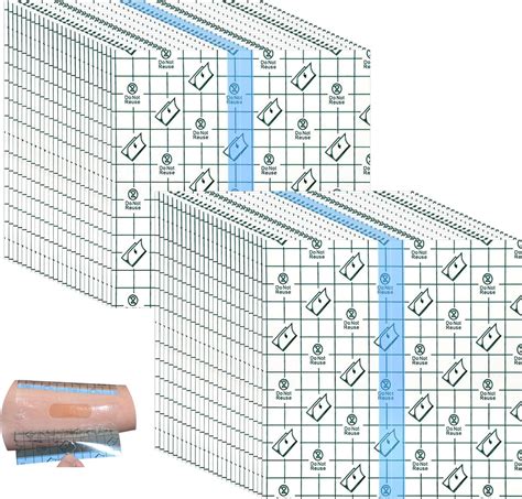 Amazon.com: Frienda 100 Pcs Stretch Transparent Film Dressing Adhesive ...