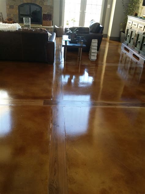 Concrete Floor With Wood Inlay – Flooring Site