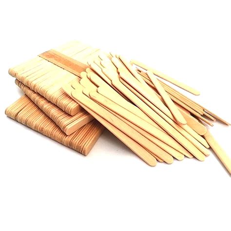 Mini Mart Wooden Ice Cream Sticks/Popsicle Sticks (Ideal for Arts ...