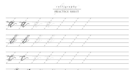 Image result for Calligraphy Training Sheets