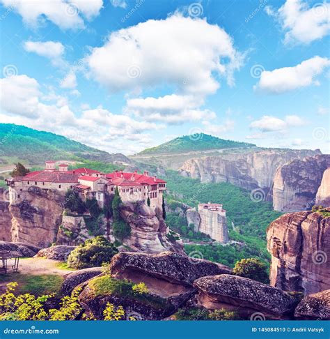 Eastern Orthodox Monastery of Varlaam in Holy Complex in the Famous ...