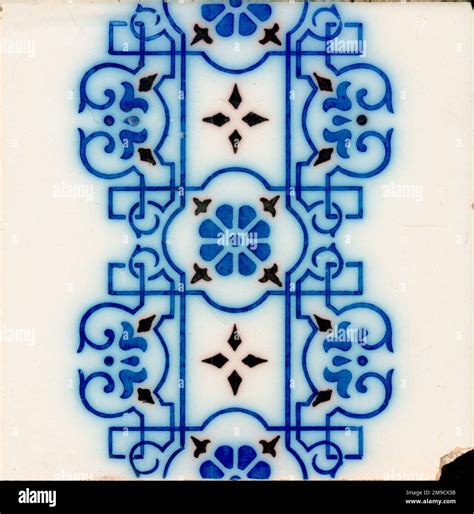 Spanish - Portuguese Tile Stock Photo - Alamy