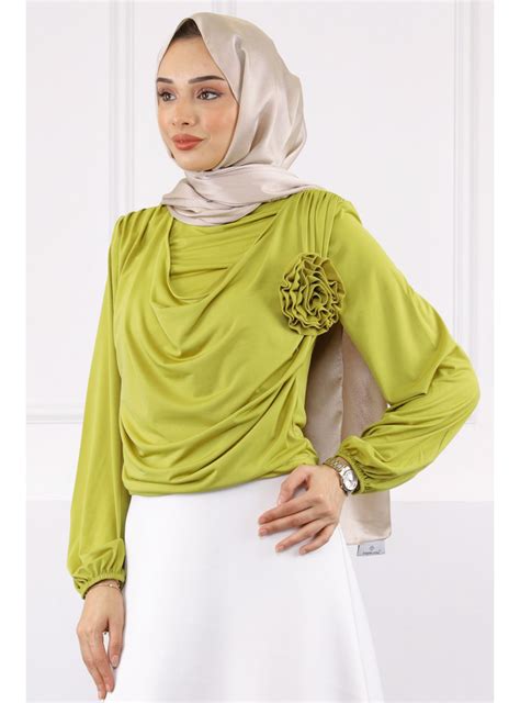 Olive Green - Blouses