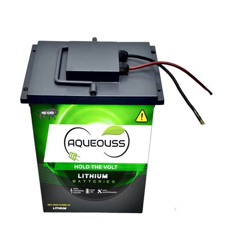 48v 15.6 Ah Lithium Battery Pack - Aqueouss