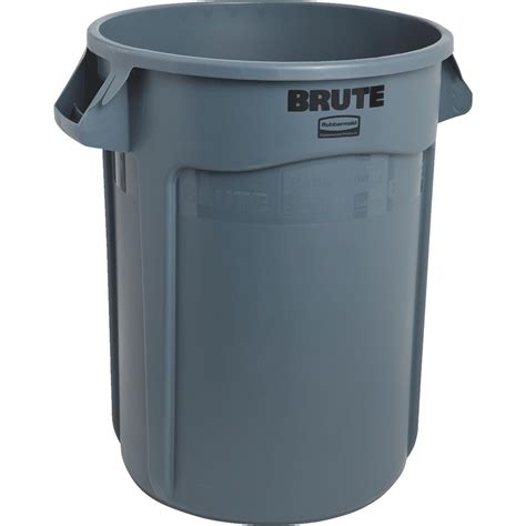 Rubbermaid Commercial Brute 32 Gallon Plastic Commercial Trash Can ...
