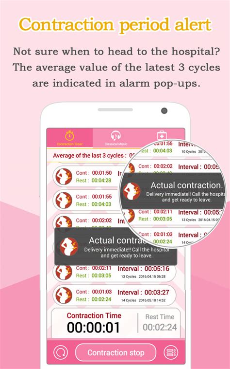 Image result for Contraction Timer