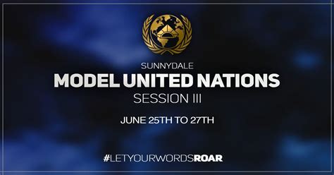 Sunnydale Model United Nations III, Sunnydale School, Dhaka, 25 June to ...
