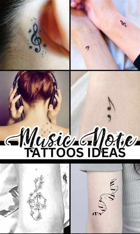Music Note Tattoo Ideas With Meaning - Riccda